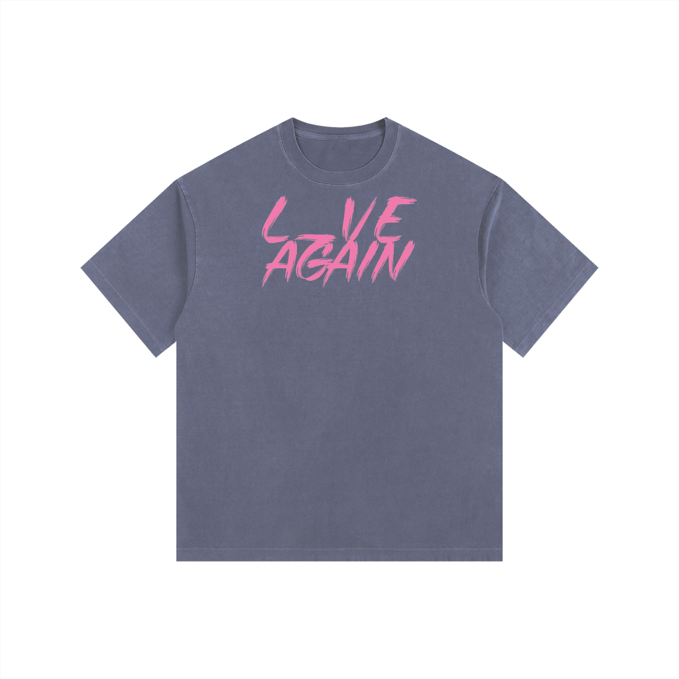 L_VE AGAIN - Vintage Washed Oversized Cotton Tee