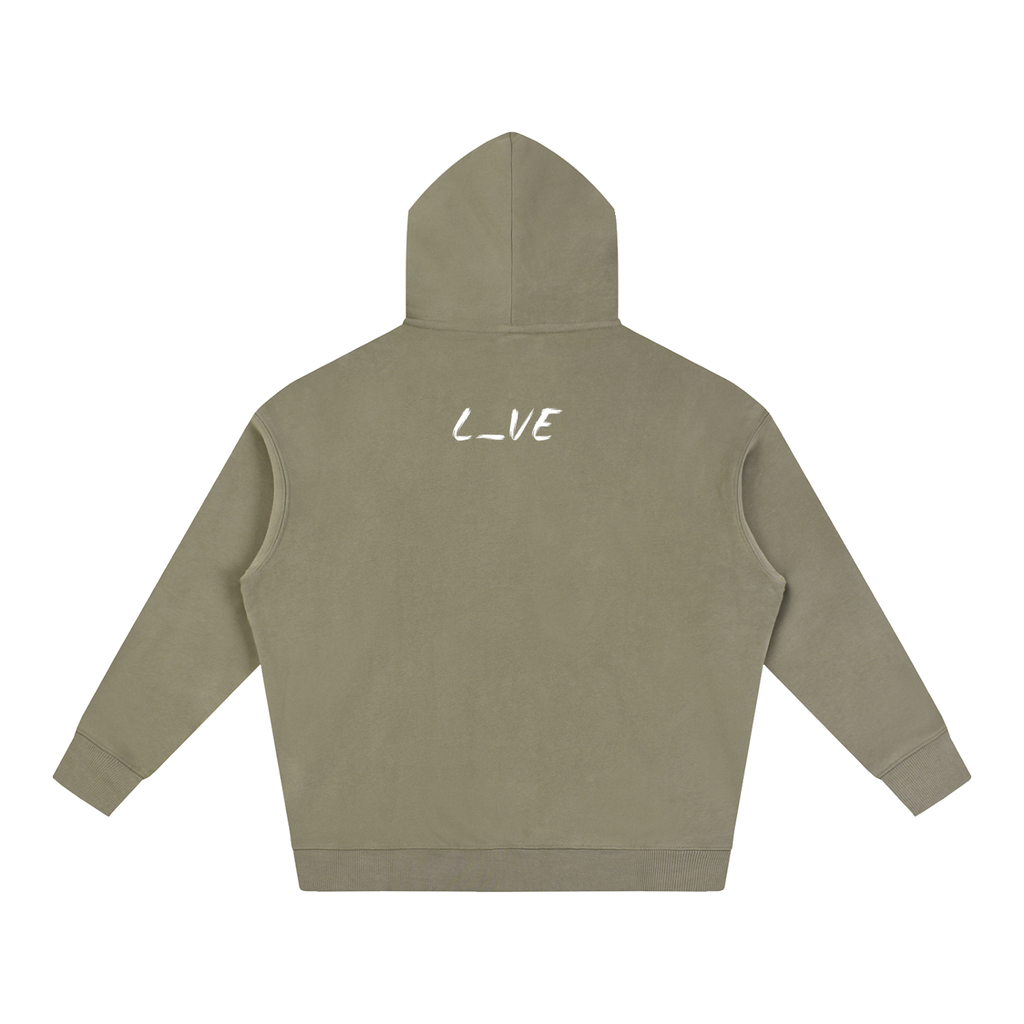 The Oversized Fleeced Hoodie (Slight Stretch)