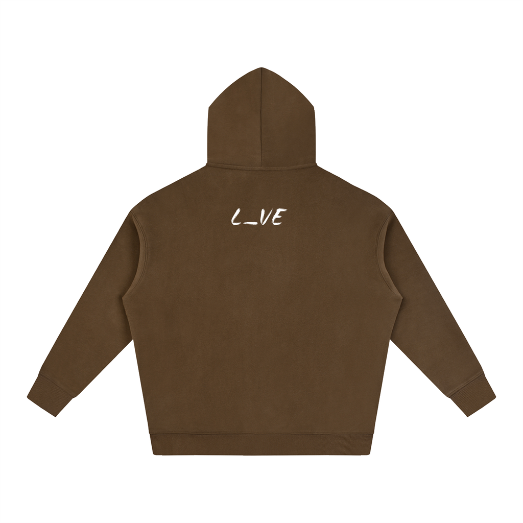 The Oversized Fleeced Hoodie (Slight Stretch)