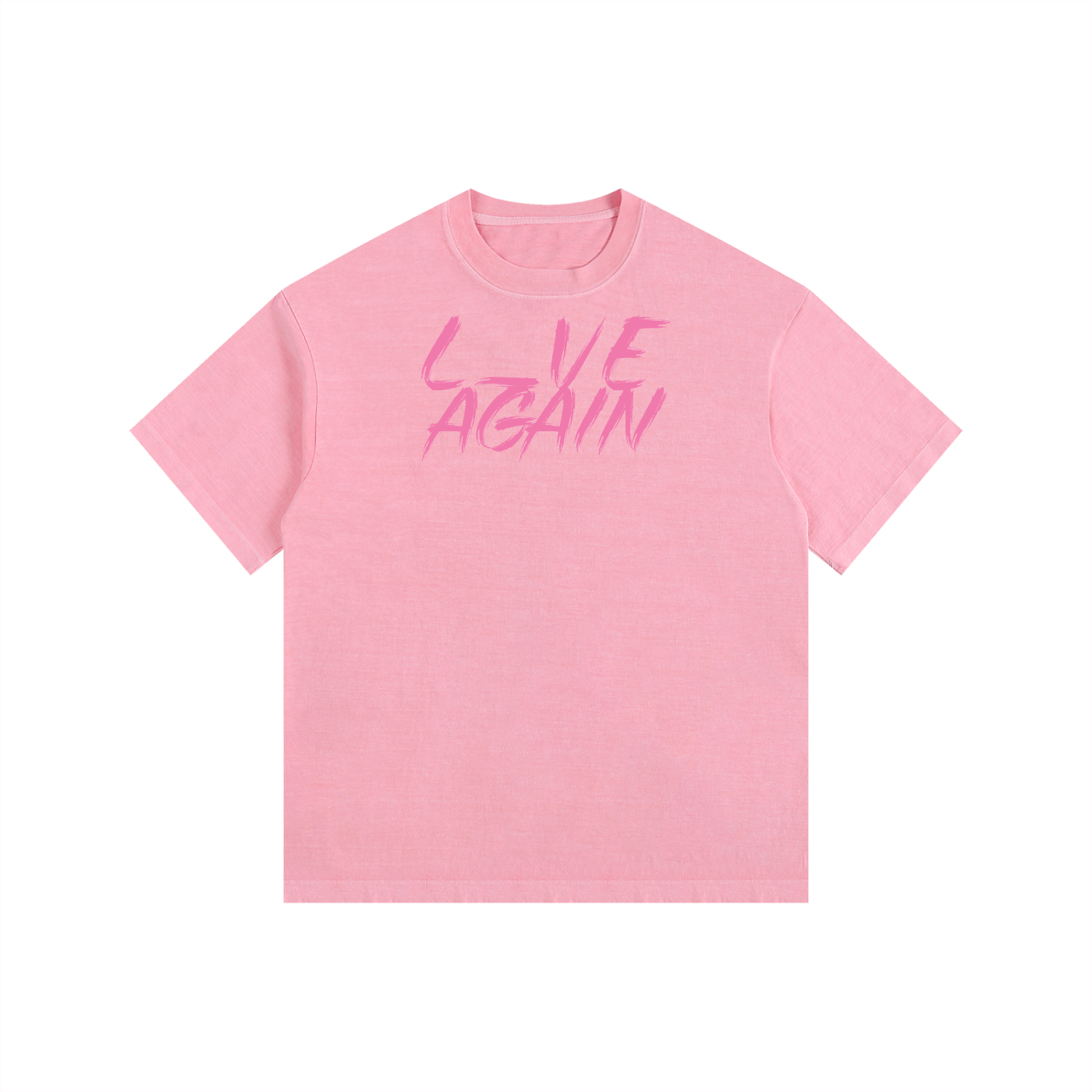 L_VE AGAIN - Vintage Washed Oversized Cotton Tee