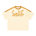 L_VE AGAIN - Unisex Color Block Oversized T-Shirt